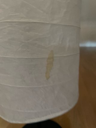 Lámpara de pie cilíndrica luz cálida
