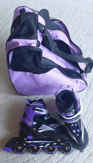Patines línea + bolsa transporte