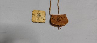 Bolso y cartera de cuero de Cuba
