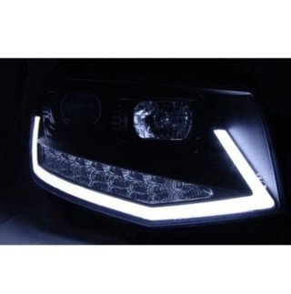 Faros Volkswagen T6 LED Fondo Negro