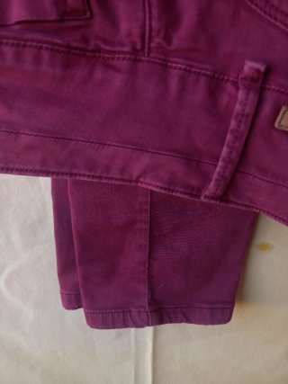 Pantalón vaquero rojo burdeos mujer Talla L