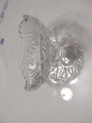 Regalo tapa de una bombonera de cristal