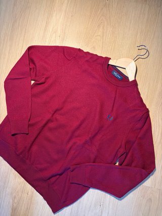 Jersey Fred Perry Hombre Rojo