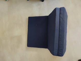 Colchón Plegable Cuna Bebé Azul
