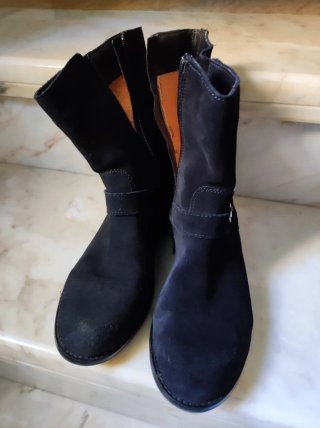 Botines ante negros talla 39