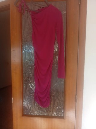 Vestido de fiesta rosa/rojo