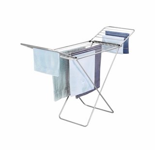 4 Tendedero Plegable Metálico con Alas
