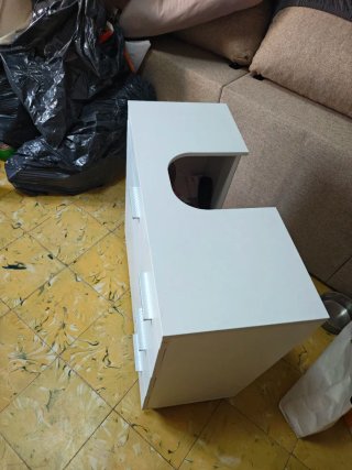 Mueble de baño blanco para lavabo antiguo .NUEVO.