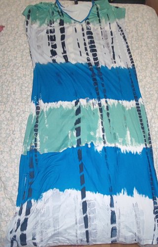 Vestido largo verano estampado