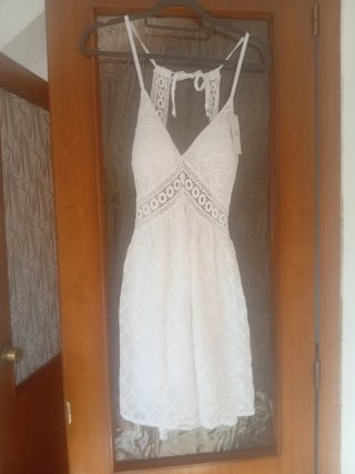 Vestido playero blanco