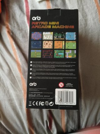 Mini Máquina Arcade Retro Orb 2.5 Pantalla Color