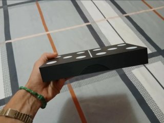 Juego de dominó negro