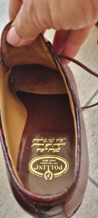 Scarpe uomo Pollini pelle marrone nr.41
