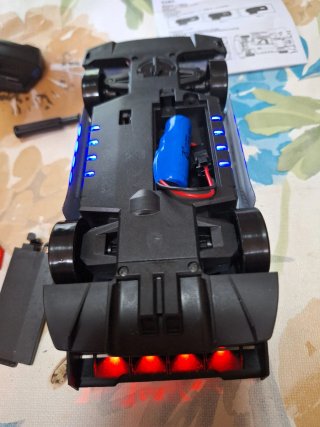 Coche RC Azul con Luces LED