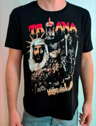 CAMISETA NEGRA - TRIANA - TALLA XL y más...