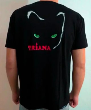 CAMISETA NEGRA - TRIANA - TALLA XL y más...