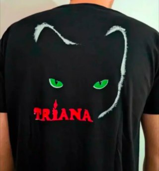 CAMISETA NEGRA - TRIANA - TALLA XL y más...
