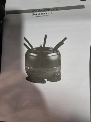 Set Fondue Eléctrica 800W Caja
