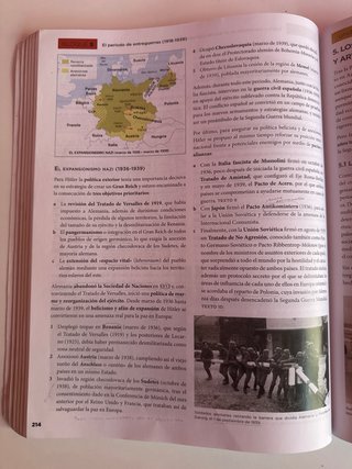 Historia del mundo contemporáneo, Hi Bachillerato