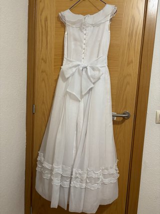 Vestido de Primera Comunión/Boda Blanco para niñas
