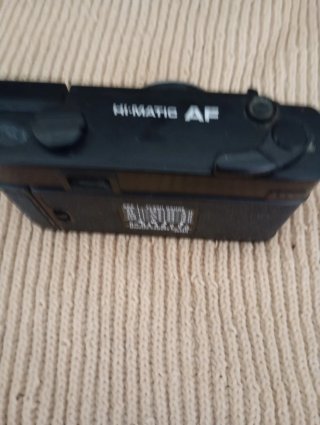 Minolta Hi-Matic AF Cámara Analógica Negra