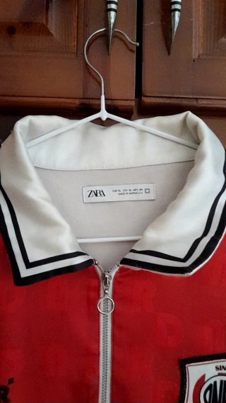 Polo Zara Rojo Hombre