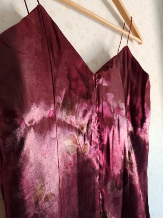 Vestido fiesta/invitada con cordones