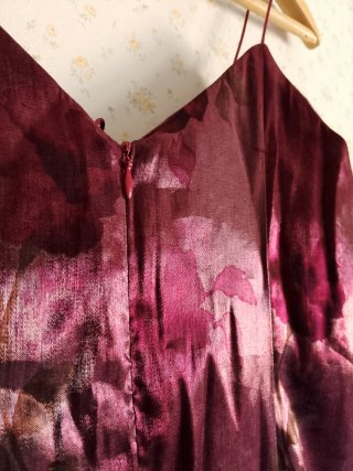 Vestido fiesta/invitada con cordones