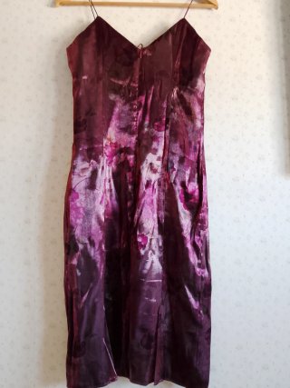 Vestido fiesta/invitada con cordones