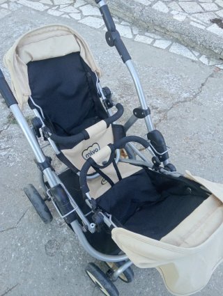 Silla de juguete de paseo gemelar Miyo