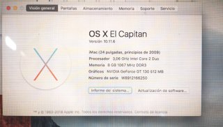 iMac 24" (Principios 2009) - Icónico Diseño Apple