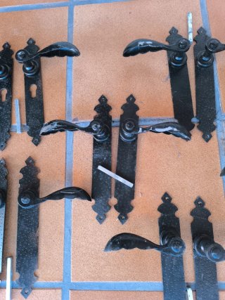 Manillas Rústicas para Puertas (Juego)