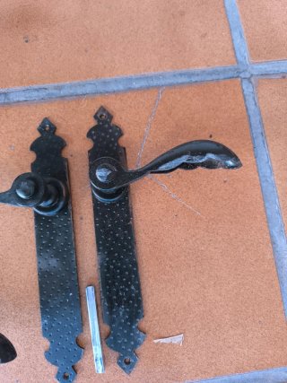 Manillas Rústicas para Puertas (Juego)