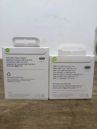 Cargador iPhone Original 20W y Cable Lightning