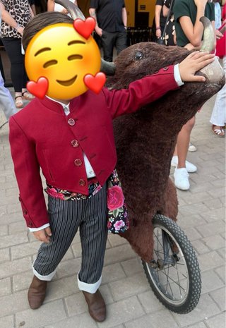 Traje de Flamenco Niño 3-4 Años con botos