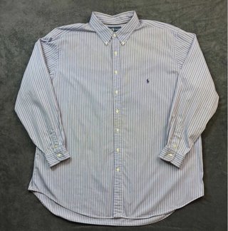 Camisa Ralph Lauren Rayas Azul Hombre