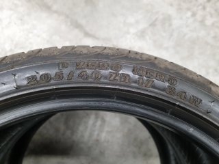 2 Neumáticos Pirelli P Zero Nero 205/40 ZR 17