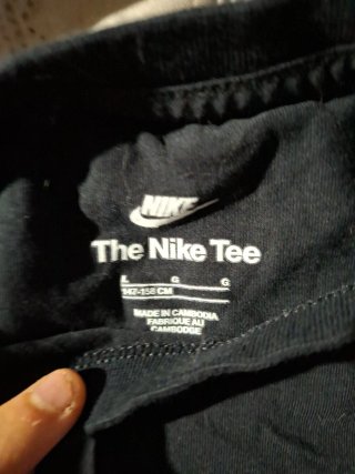 Camiseta Nike Manga Larga Talla L Negra