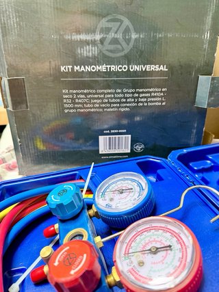 Kit Manómetro Universal Zima Klima