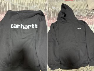 Sudadera Carhartt Negra con Capucha