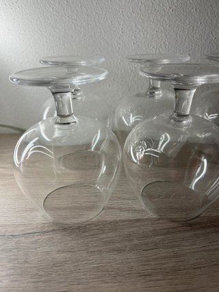 Set 6 Bicchieri Cognac Vetro
