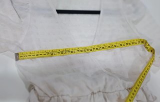 Vestido blanco Stradivarius Talla S