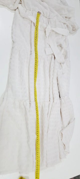 Vestido blanco Stradivarius Talla S