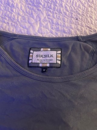 SikSilk para Hombre, COLOR Gris Rojo, Talla M