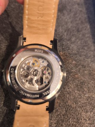 Reloj Heritor HERHR3907 Esqueleto Madera