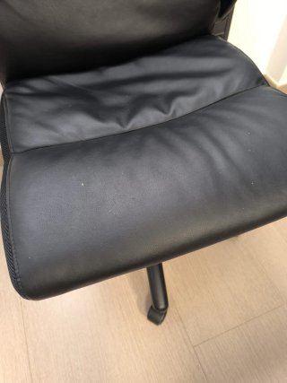 Silla de escritorio ergonómica piel sintética