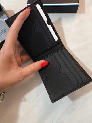 Portafoglio uomo Tommy Hilfiger nero