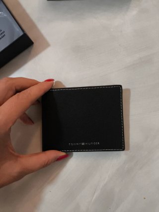 Portafoglio uomo Tommy Hilfiger nero