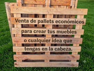 Pallets económicos para muebles
