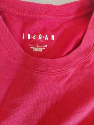 Camiseta Jordan Roja Logo Air